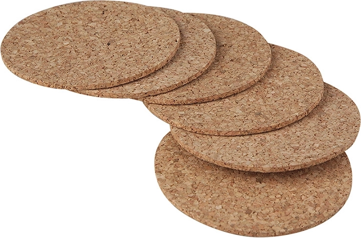 Natural cork and a clean round shape