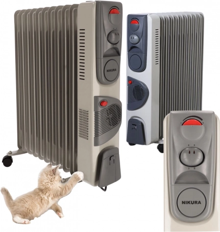 NIKURA Ölradiator mit 11 Rippen