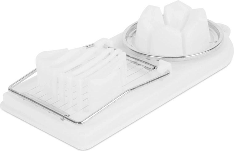 Plastic and Stainless Steel Egg Slicer