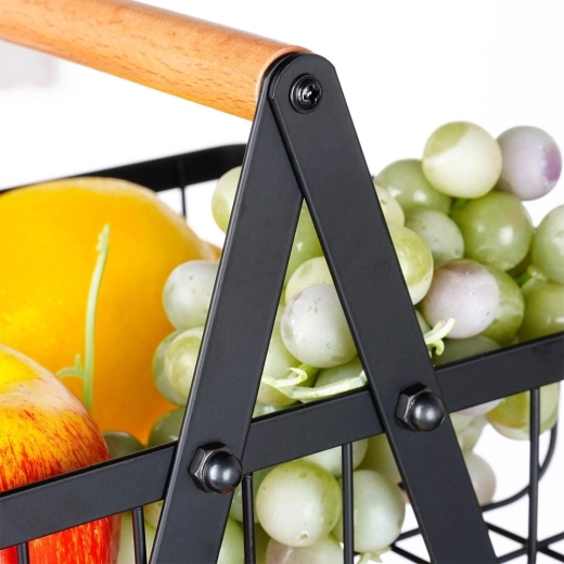 Comfortabel dragen dankzij het houten handvat