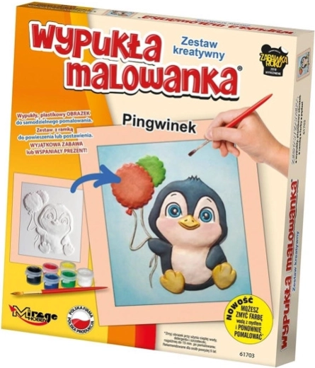 Raised Painting – Penguin