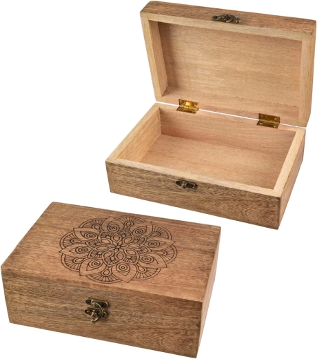 Box van mangohout Mandala