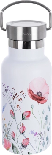 Stainless steel thermo bottle 0.4 l – poppy