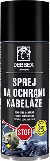 Debbex spray de protection du câblage contre les martres et les rongeurs 400 ml
