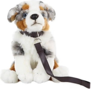 Pluche Australische Herder met Riem