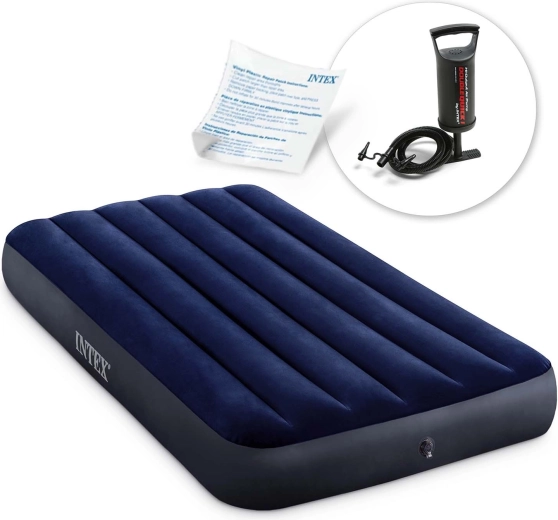 Intex Air Mattress with Hand Pump 191 × 99 × 25 cm