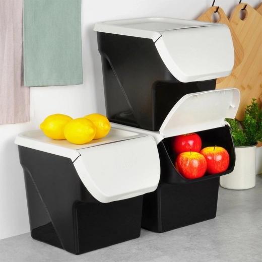 Stapelbares Design, das Platz spart