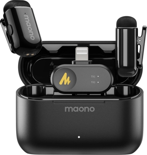 Maono WM622 PB2 microphone sans fil pour iPhone et iPad