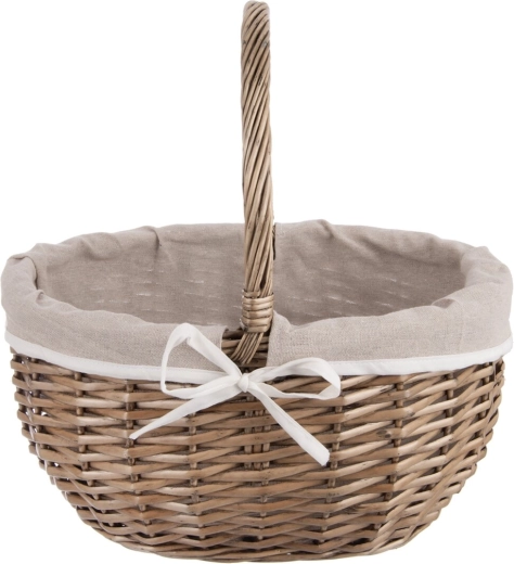 Hand-woven from natural wicker