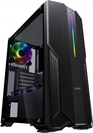 Gamingbehuizing voor pc MS Fighter V310 zwart