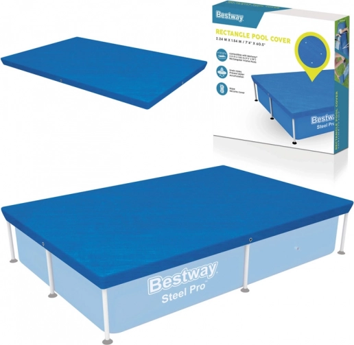 Afdekzeil voor rechthoekig zwembad Bestway 224x154 cm