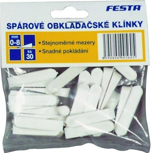 Tegelzetters kunststof wiggen 0–4 mm, 100 stuks FESTA