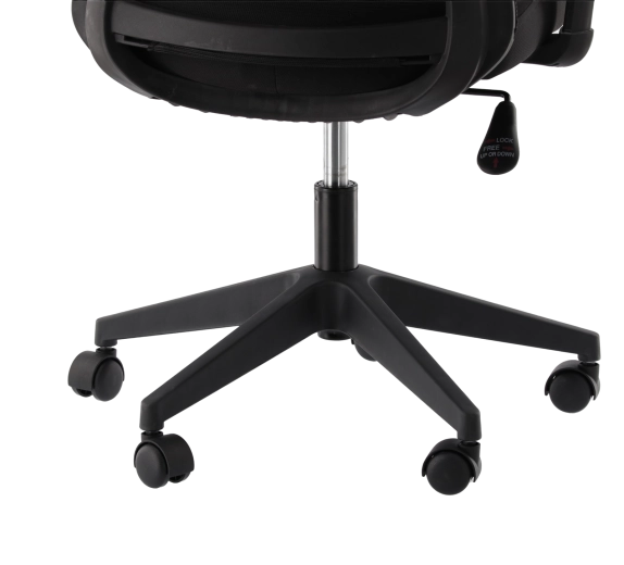 Stabile Basis mit leisen PU-Rollen