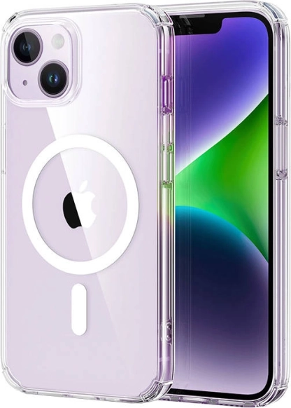 ESR Krystec doorzichtig hoesje voor iPhone 14 Plus met MagSafe
