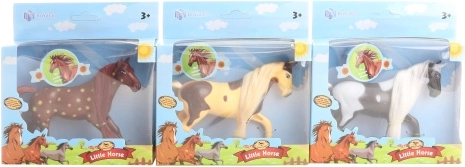 Plastic paardje in een doosje