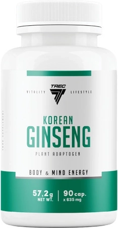 Trec Korean Ginseng – Panax ginseng extract, 90 capsules