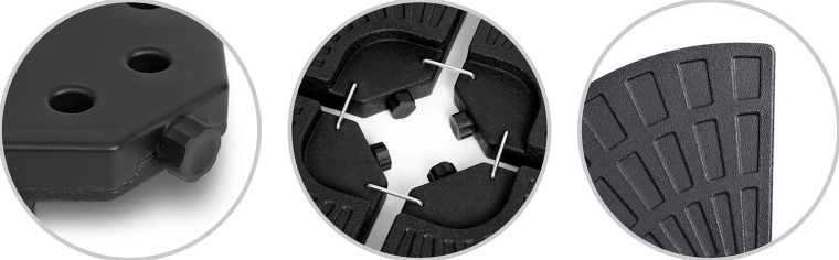 Secure connection with metal hooks