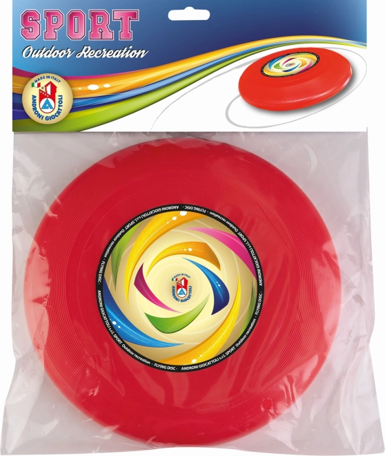Disque à lancer Androni rouge 23 cm