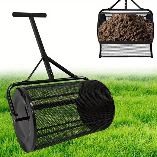 Mesh drum for smooth dosing
