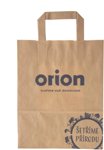 RM paper promotional bag with “We save nature” motif 22 × 28 cm