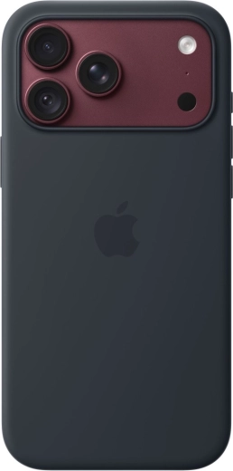 Coque en silicone avec MagSafe pour iPhone 18 Pro Max – bleu foncé