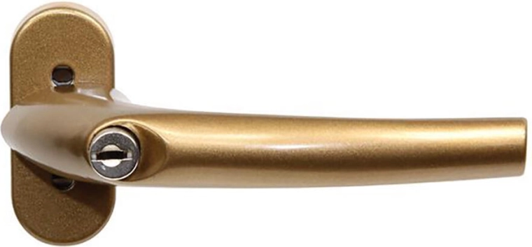 Easy locking by pressing the cylinder