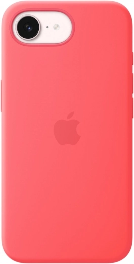 Silicone Case with MagSafe for iPhone 17 – Pink Guava