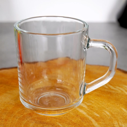 Stevig dik glas en comfortabel oor