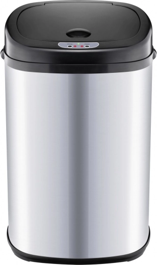 poubelle sans contact en acier inoxydable avec capteur automatique