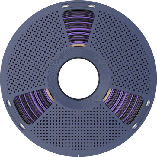 Tweekleurig Multi Color-effect: zwart en paars in één filament