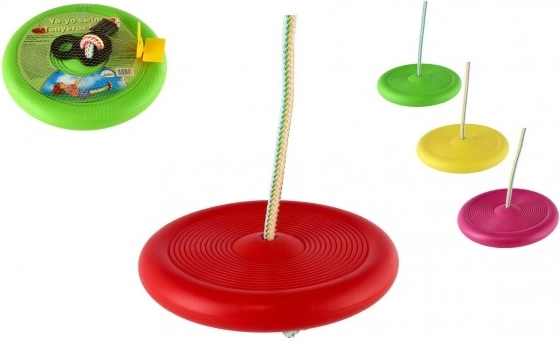 Kinderschotelschommel voor in de tuin, roze, diameter 28 cm