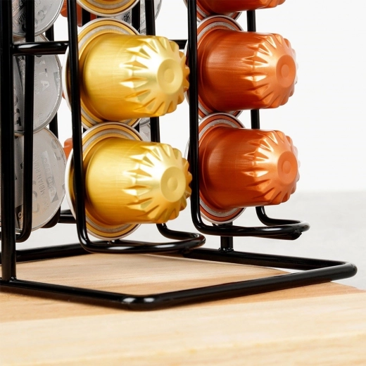 Compact design saves counter space