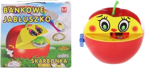 Spaarpot in de vorm van een appel
