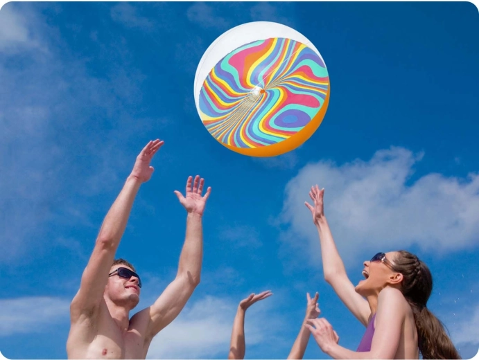 Parfait pour les jeux dans l’eau et sur la plage