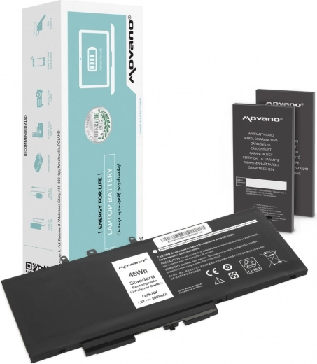 Movano-accu voor Dell Latitude 5280/5480/5490/5590 6000 mAh (46 Wh)
