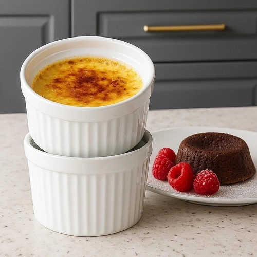 Ideale portie van 200 ml voor desserts en ovengerechten