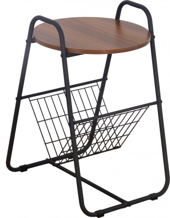 Bijzettafel ModernHome met tijdschriftenhouder