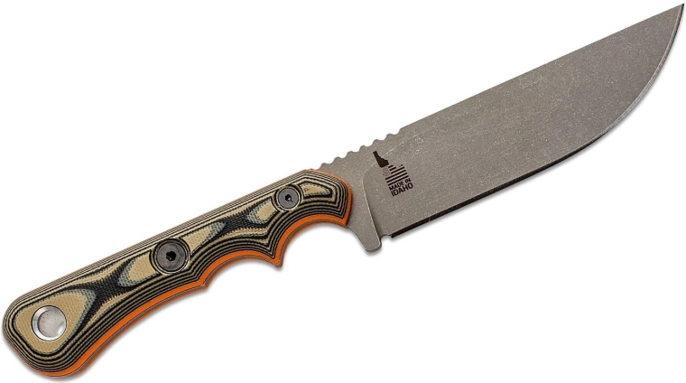 Durable G10 handle with lanyard hole