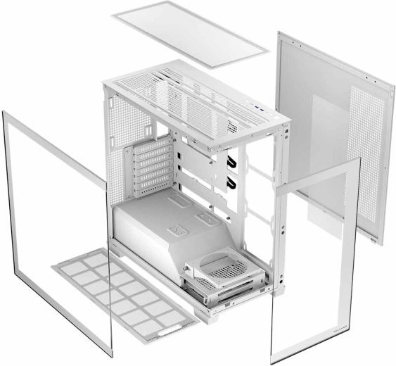 Panneaux sans outil et gestion de câbles propre