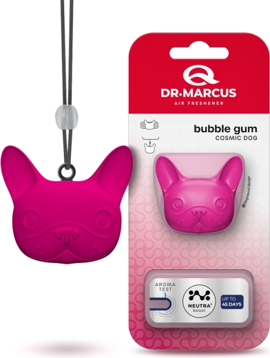 Dr. Marcus Cosmic Dog luchtverfrisser voor in de auto Bubble Gum
