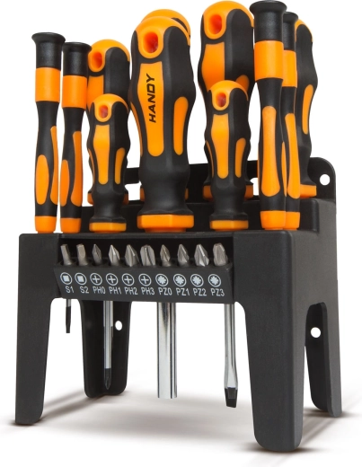 Ensemble de tournevis avec support Handy, 22 pièces