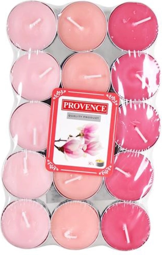 Scented Provence Magnolia Tea Lights, 30 pcs