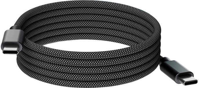 Choetech Magnetisches USB-C-auf-USB-C-Kabel 240 W PD, 1,2 m, schwarz