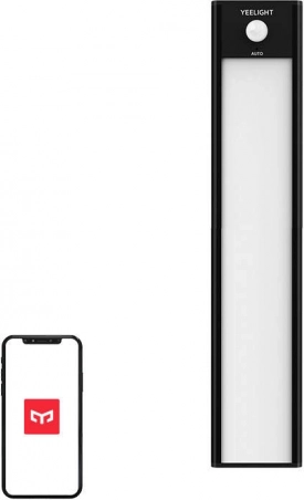 Lampe LED à capteur pour armoire Yeelight 20 cm, noire, 4000 K