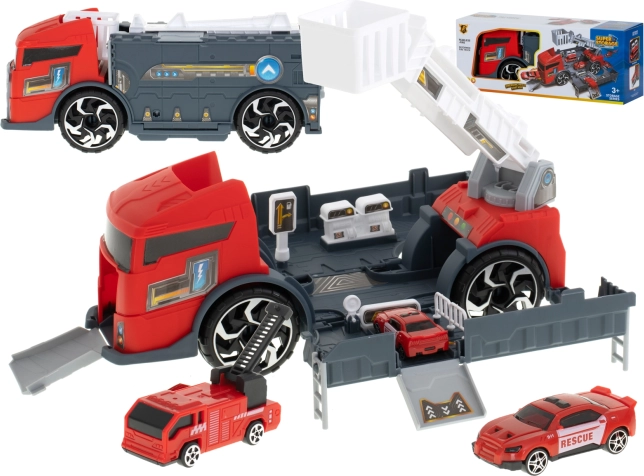 Fire Truck - Transporter and Parking Toy