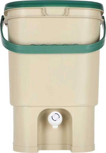 Bequemes Ablassen von Komposttee