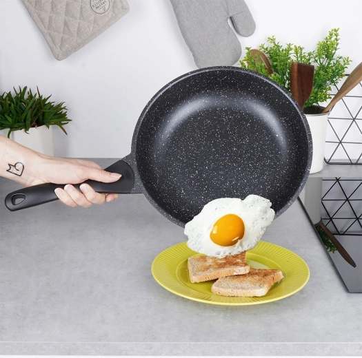 Antiaanbak granieten oppervlak zonder PFOA en PTFE