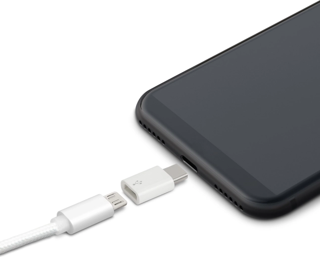 Adapter van micro-USB naar USB-C