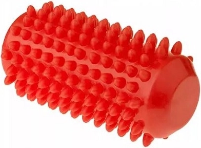 Fizjo rehabilitation massage spiked roller 12.8 cm red