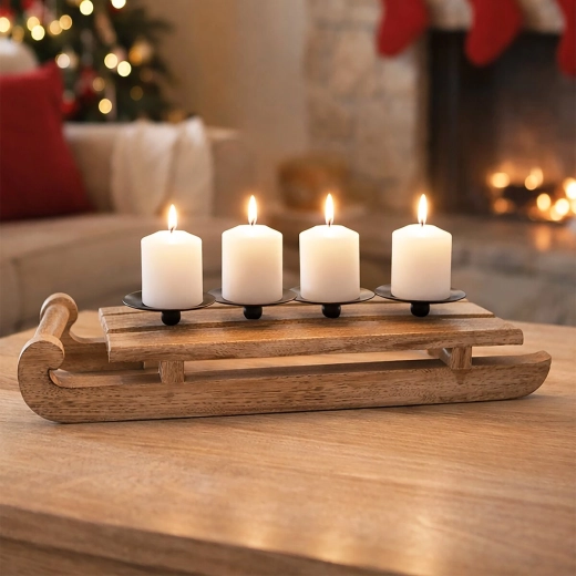 Advent arrangement for four candles